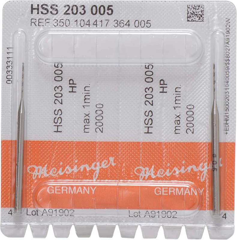 Spiralbohrer HSS 203  Packung  2 Stück HP, Figur 417, 9 mm, ISO 005
