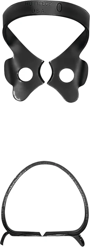 Kofferdam-Klammer Black Line  Stück  Figur 0, für Prämolar