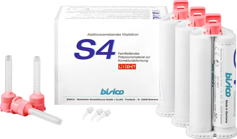S4  Packung  3 x 50 ml Doppelkartusche light