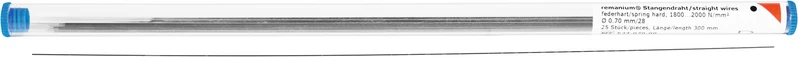 remanium® Stangendraht  Packung  25 Stück rund, federhart, Ø 0,70 mm