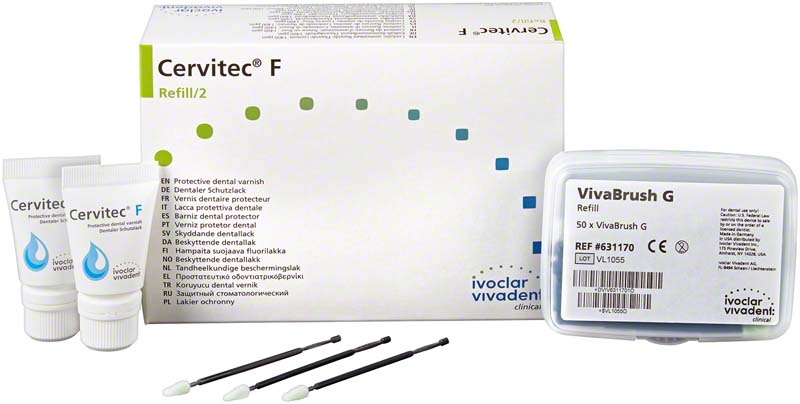 Cervitec® F  Refill Packung  2 x 7 g Tube, 2 x 50 VivaBrush G
