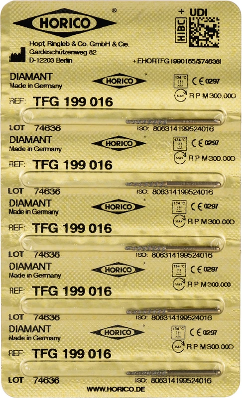 Diamant TFG 199  Packung  5 Stück FG, Figur 199, ISO 016