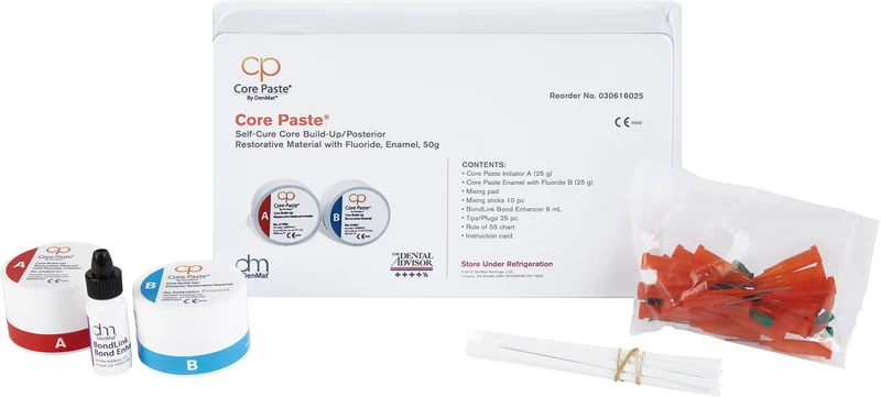 Core Paste  Kit  2 x 25 g Dose mit Fluorid (A3,25, A3,5), Zubehör