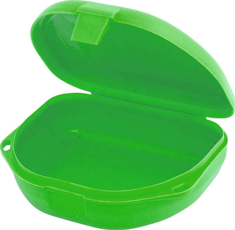 Schienen\Retainerboxen  Packung  12 Stück neongrün