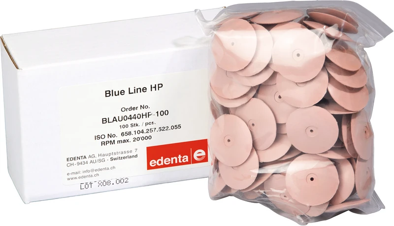 Blue Line  Packung  100 Stück blau, HP, Figur 257, 16 mm, ISO 055