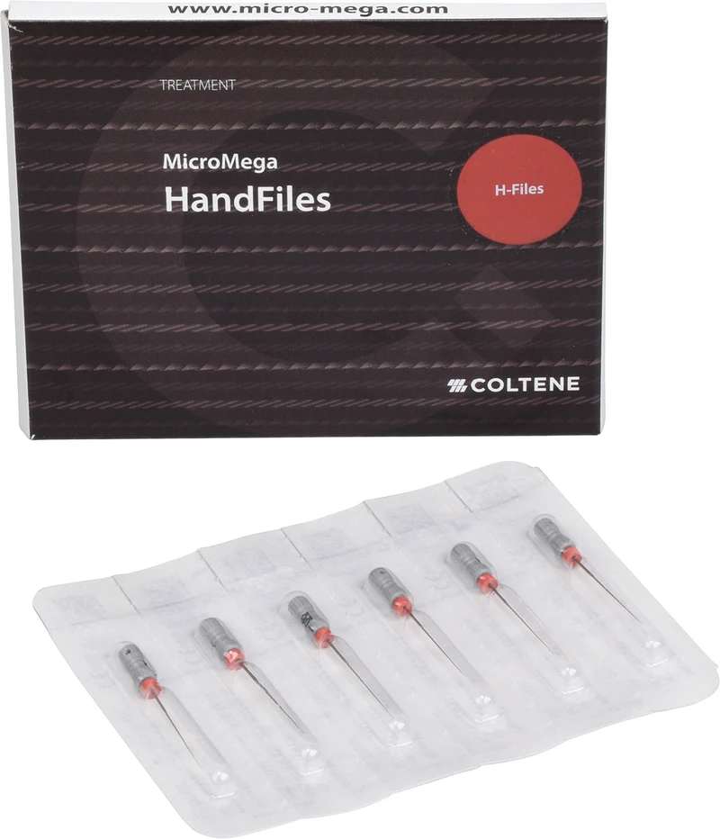 B6 H-Files  Packung  6 Stück 25 mm, ISO 008