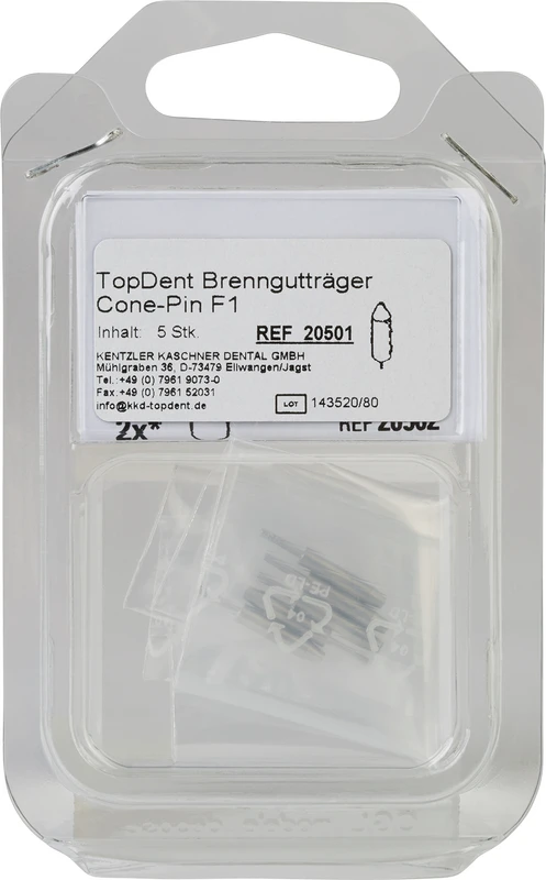 TOPDENT Brennguthalter  Packung  5 Brennguthalter F1