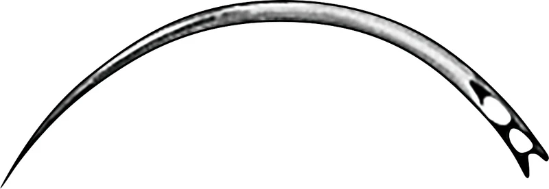 Chirurgische Nähnadeln  Packung  12 Stück Rundkörper, gebogen, Figur 5