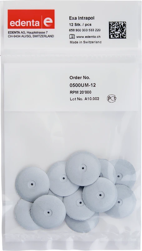 Exa Intrapol  Packung  12 Stück unmontiert, weiß, Figur Scheibe