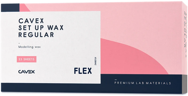 Set Up Modellierwachse   Packung  500 g regular flex (23 Platten)