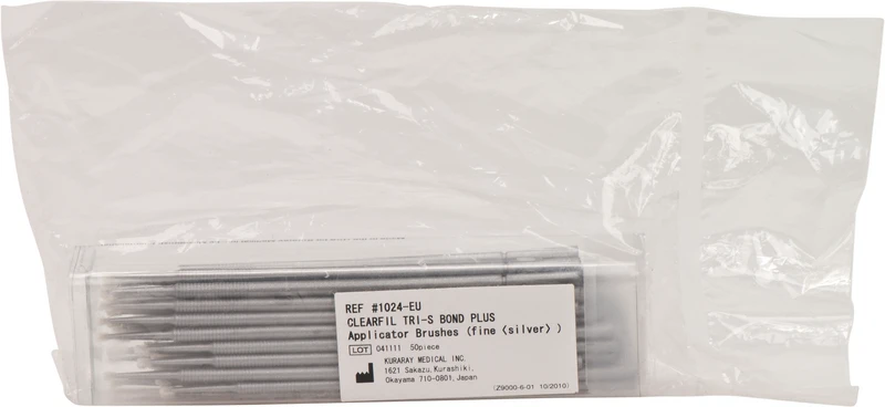 CLEARFIL Applicator Brushes  Packung  50 Stück silber, fein