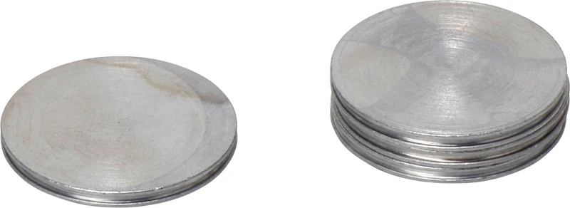 Splitcast Retentionsscheibe  Packung  100 Stück gedreht, galvanisch veredelt