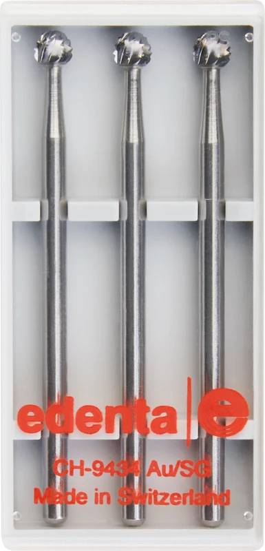 Chirurgie Fräser HM C141A  Packung  3 Stück HP, Figur 001, ISO 035