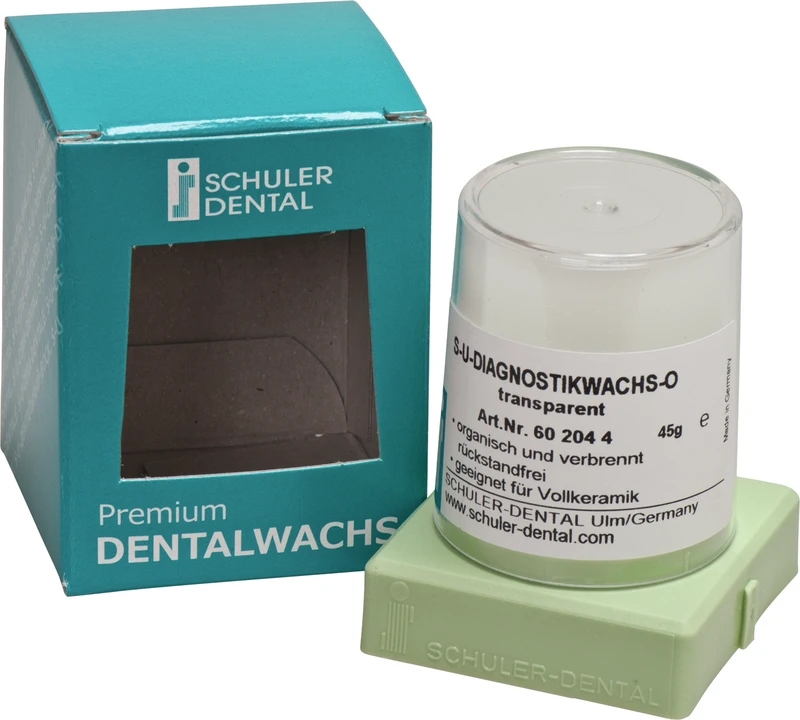 S-U-Diagnostikwachs  Kegel  45 g Wachs O, transparent