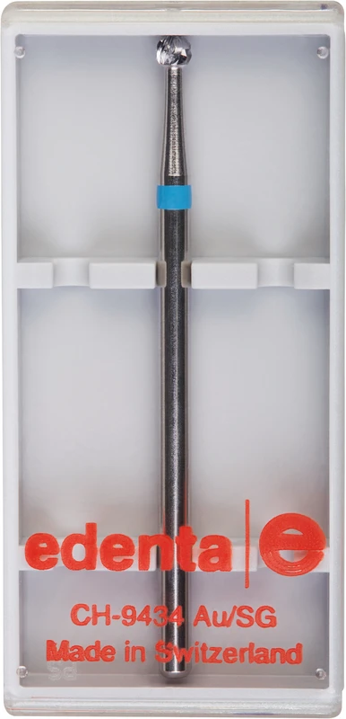 HM-Fräser Schliff 10  Stück  Kreuzverzahnung, blau standard, HP, Figur 001, 2,3 mm, ISO 025