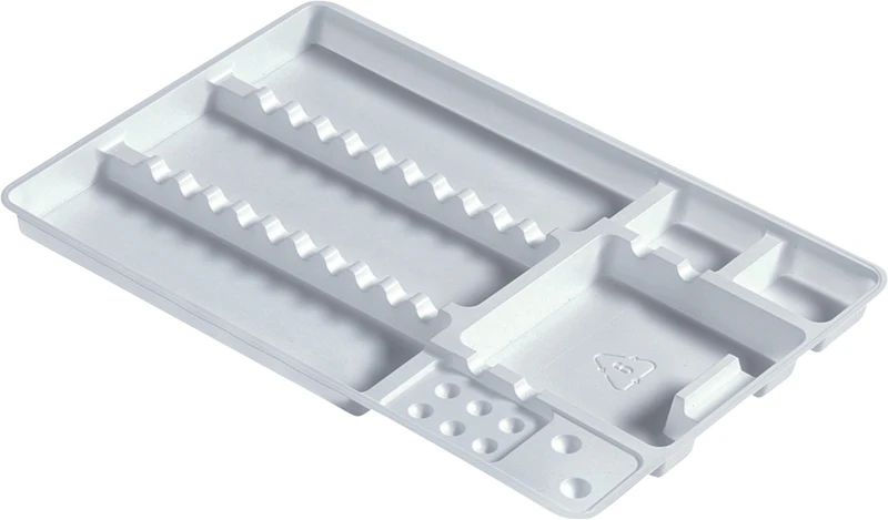 Einmaltrays  Packung  400 Stück weiß