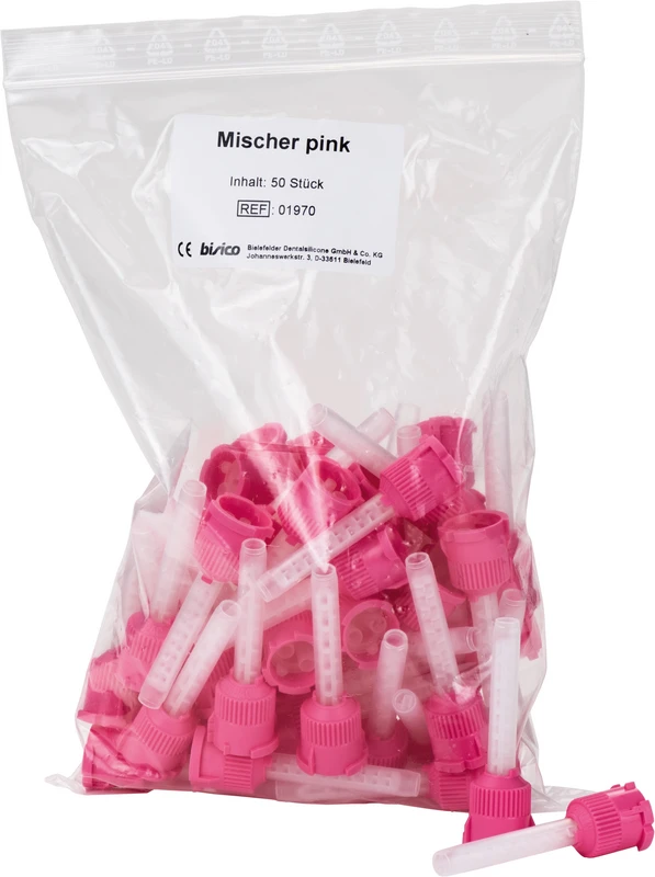 Mischer pink  Packung  50 Stück pink