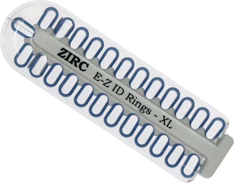 EZ-ID Markierungsringe  Packung  25 Stück blau, Ø 9 mm