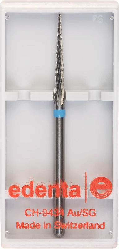 HM-Fräser Schliff 10  Stück  Kreuzverzahnung, blau standard, HP, Figur 187, 17 mm, ISO 023