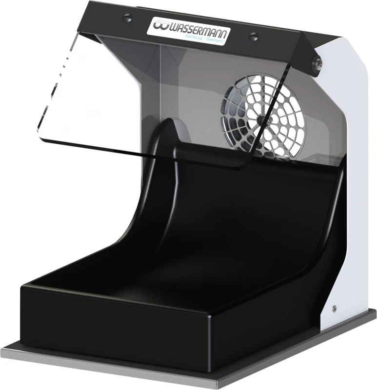 Poliertrog  Stück  Poliertrog mit Absaugstutzen Ø 75mm