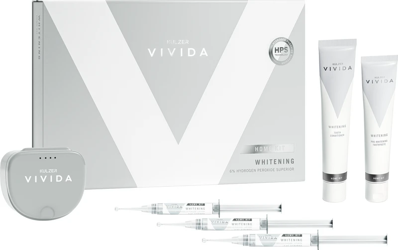 Kulzer Vivida Home 6% HPS   Kit  3 x 3 ml Spritze Gel 6 %, Zubehör