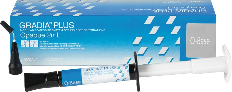 GC GRADIA® PLUS  Spritze  2 ml Paste Opaker O-Base