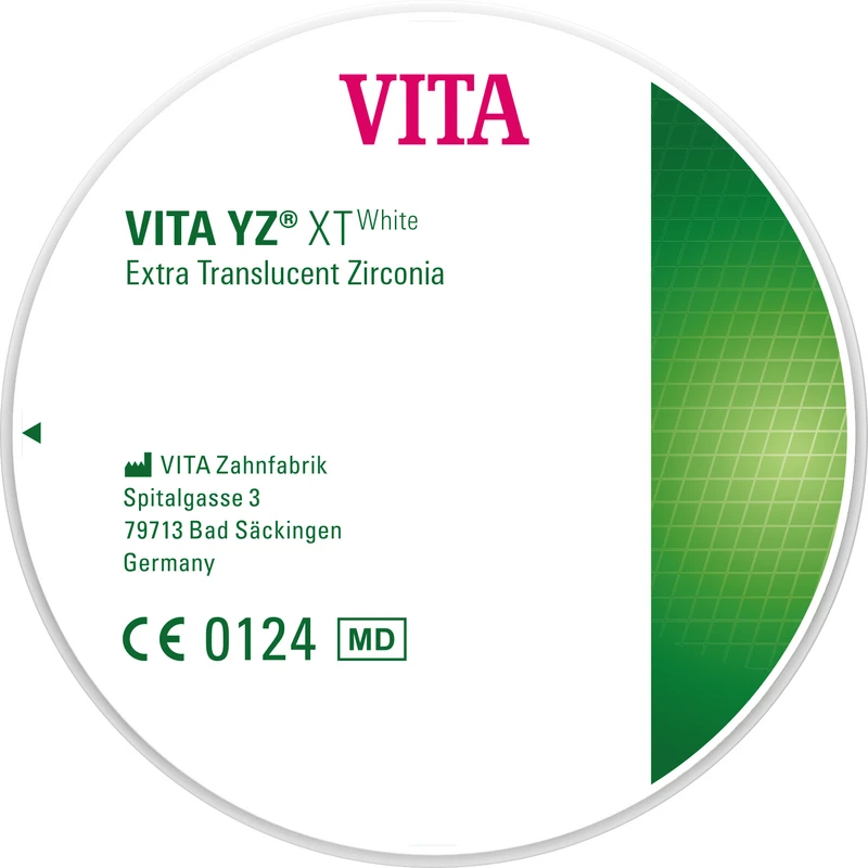VITA YZ® XT White DISC  Stück  Ø 98,4 mm, H 14 mm