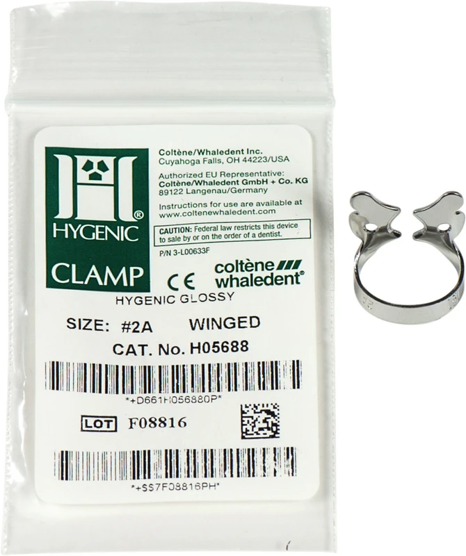 HYGENIC® Dental Dam Klammern  Stück  Flügelklammer für Prämolaren, 2A
