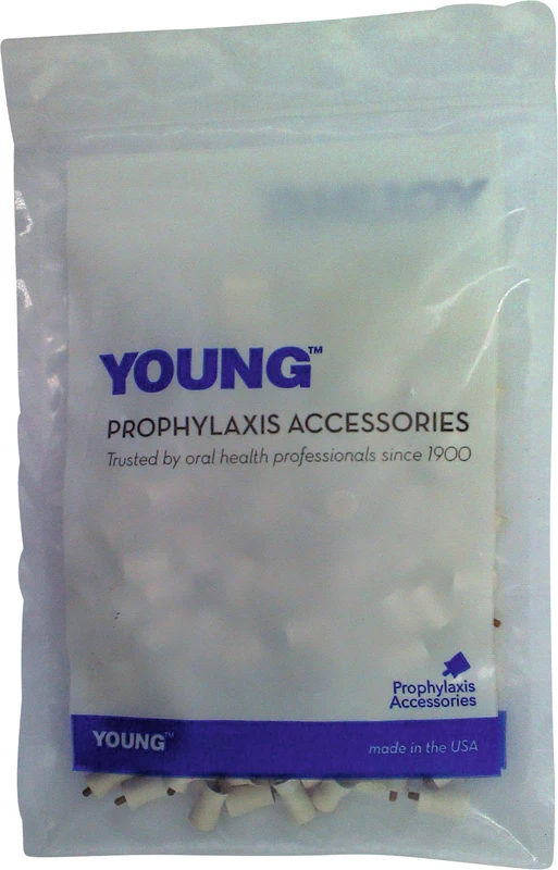 Young Prophylaxekelch Turbo  Packung  144 Stück weiß, lang, fest