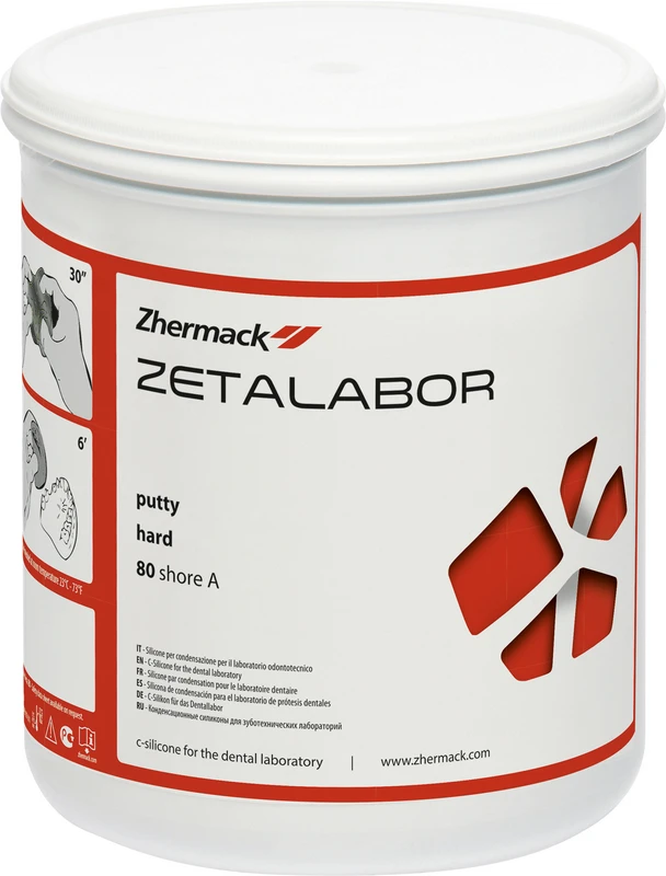 Zetalabor   Eimer  2,6 kg Silikon grau