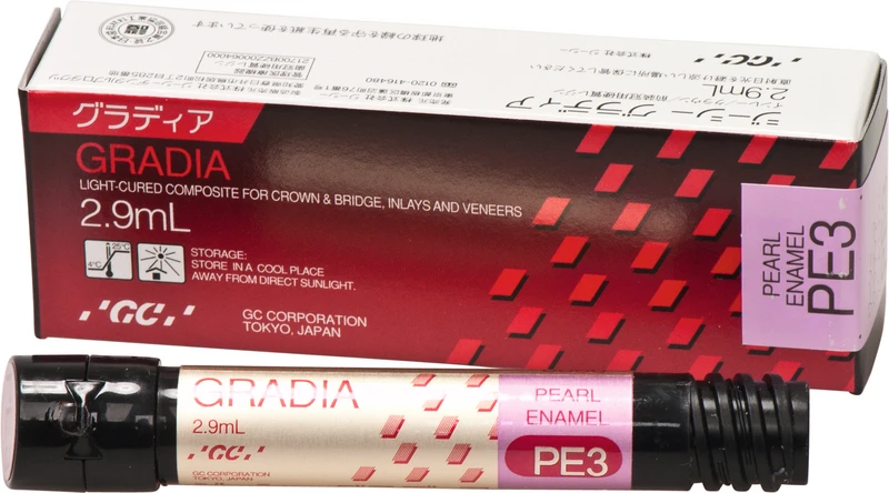 GC GRADIA®  Spritze  2,9 ml Paste enamel Pearl PE 3