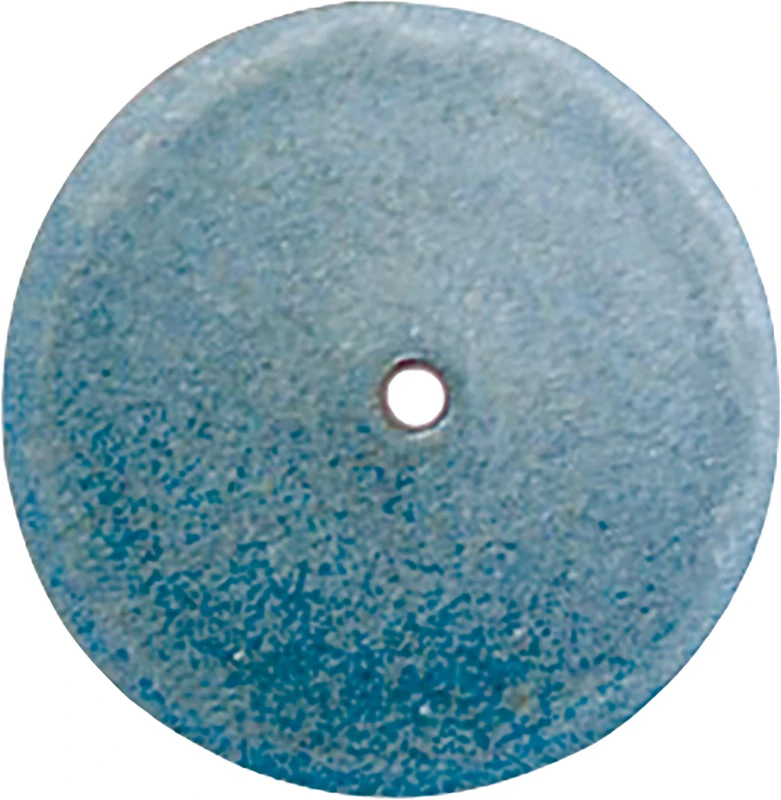 TOPDENT Multisystem-Gummipolierer  Packung  100 Stück blau mittel, Linse Ø 22 mm