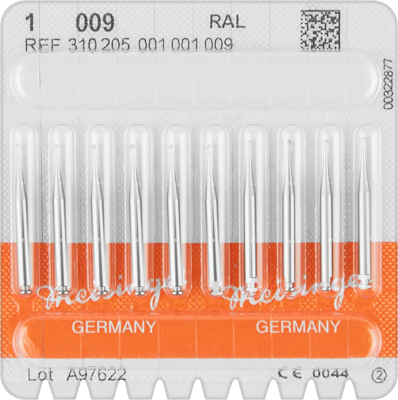 Stahlbohrer 1  Packung  10 Stück RA L, Figur 001, ISO 009