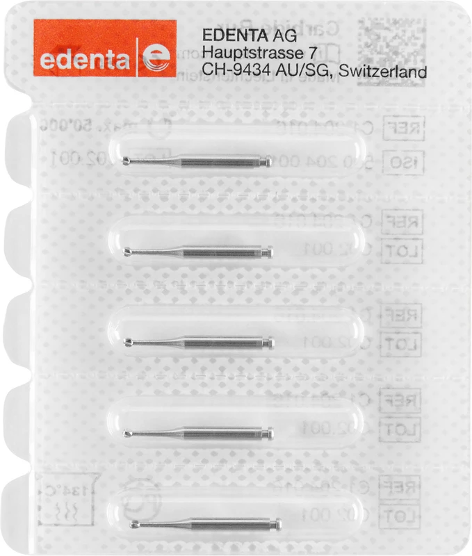 HM Bohrer C1  Packung  5 Stück RA, Figur 001, ISO 016