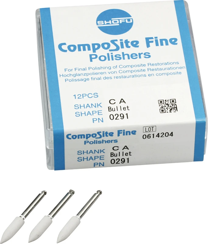 CompoSite  Packung  12 Stück weiß fein, RA, Figur Walze ISO 040