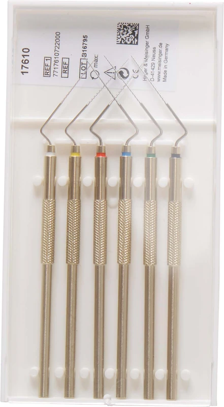 Hedstroemfeilen 176  Sortiment  6 Stück 22 mm ISO 015-040