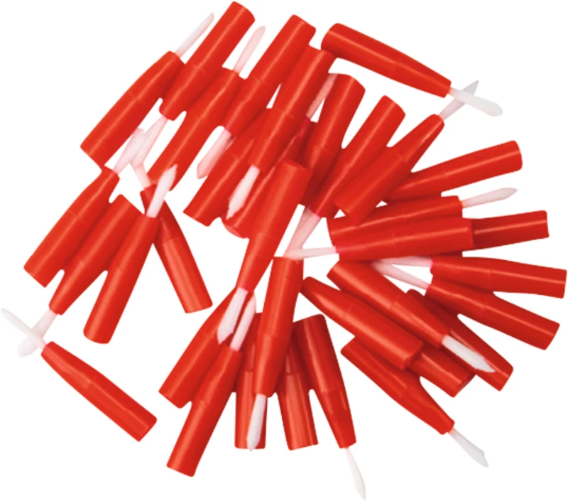 Pinseleinsätze  Packung  100 Stück weiß, fein