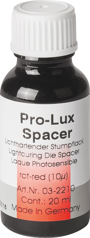 Pro-Lux Spacer  Packung  20 ml rot transparent