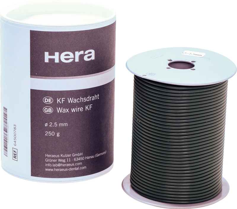 Modellierwachs KF  Rolle  250 g Wachsdraht 2,5 mm