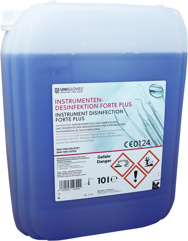 UNIGLOVES Instrumentendesinfektion Forte PLUS  Kanister  10 Liter