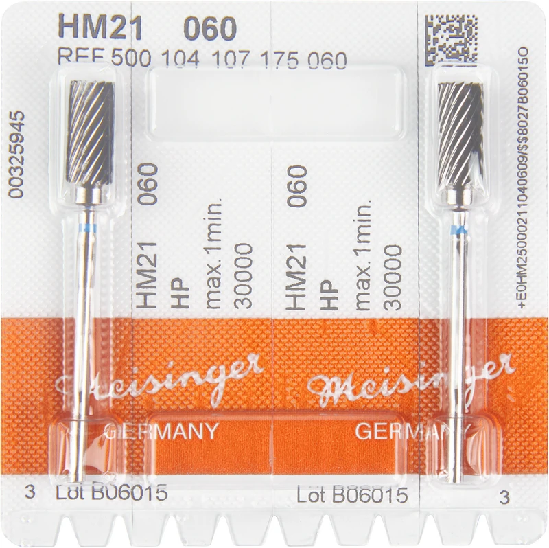 HM-Fräser S  Packung  2 Stück blau standard, HP, Figur 107, 13,7 mm, ISO 060