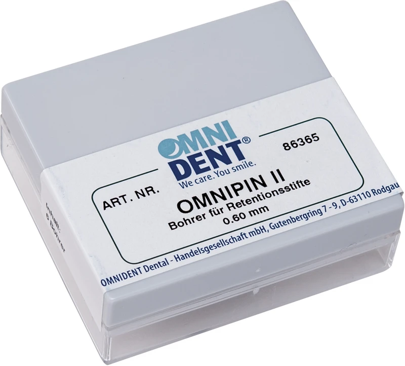 OMNIPIN II  Packung  6 Vorbohrer rot, 2,2 mm, .021  \0,6 mm