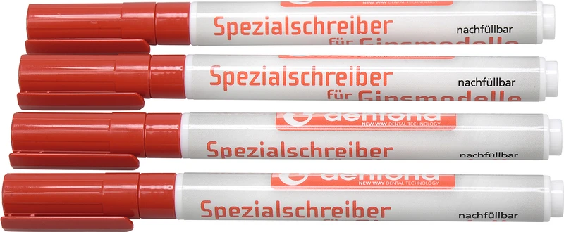 Modellschreiber  Packung  4 Stück für Gips und EBM Modelle