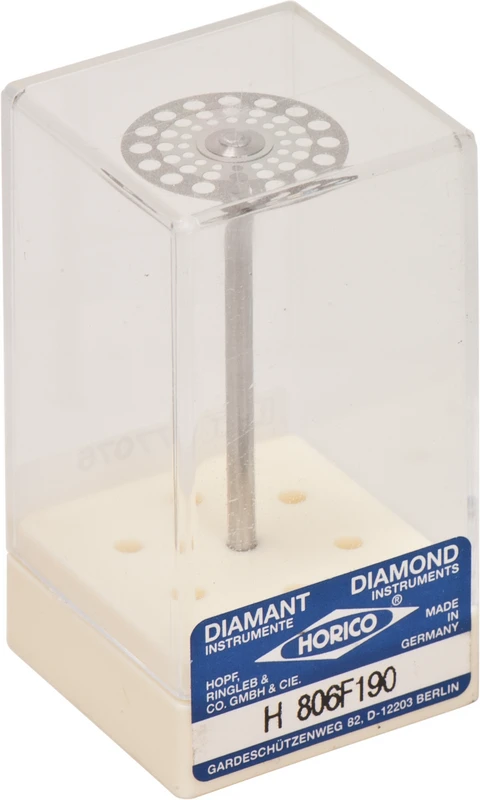 Diamantscheiben 806  Stück  doppelseitig, sehr flexibel, gelb extra fein, HP, Figur 806 F, 0,15 mm, ISO 190