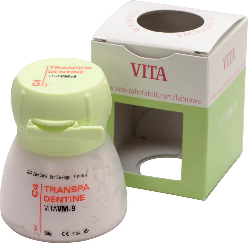 VITA VM® 9 classical A1-D4®  Dose  50 g Pulver transpa dentine C4