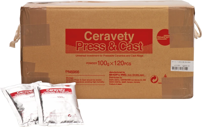 Ceravety Press & Cast   Karton  120 x 100 g Beutel