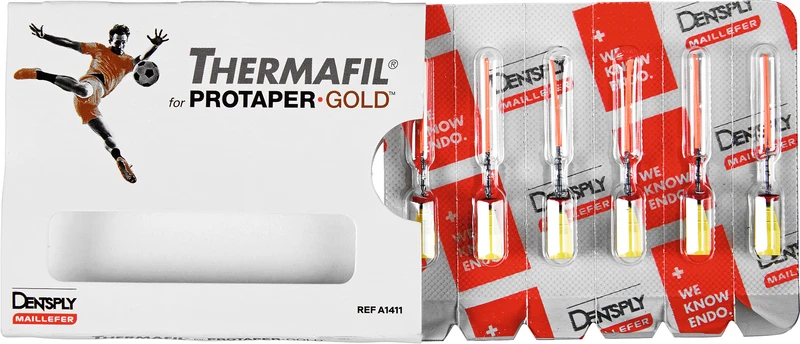 Thermafil ® for ProTaper Gold ®  Packung  6 Stück F1