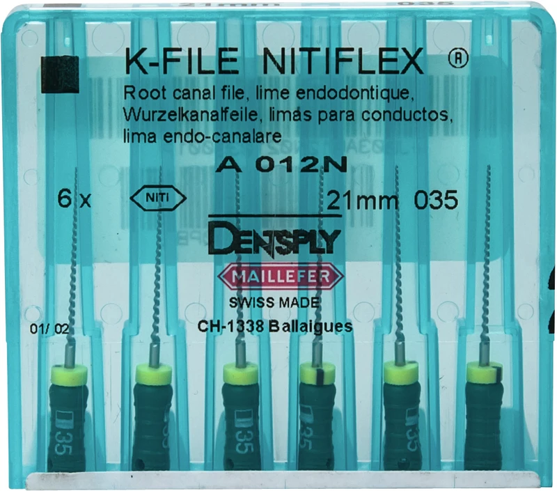 File NiTiflex  Packung  6 Stück 21 mm ISO 035