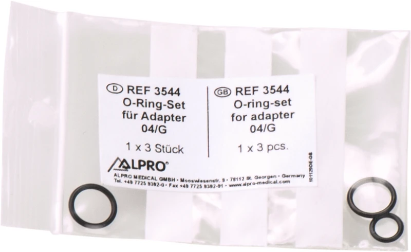 O-Ring  Set  3 Stück für Adapter 04\G