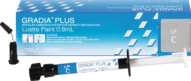 GC GRADIA® PLUS  Spritze  0,8 ml Paste Lustre Paint LP-C